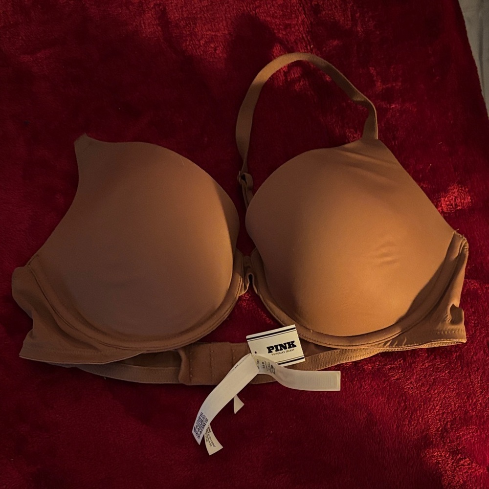 PINK Victoria's Secret Tan Bra